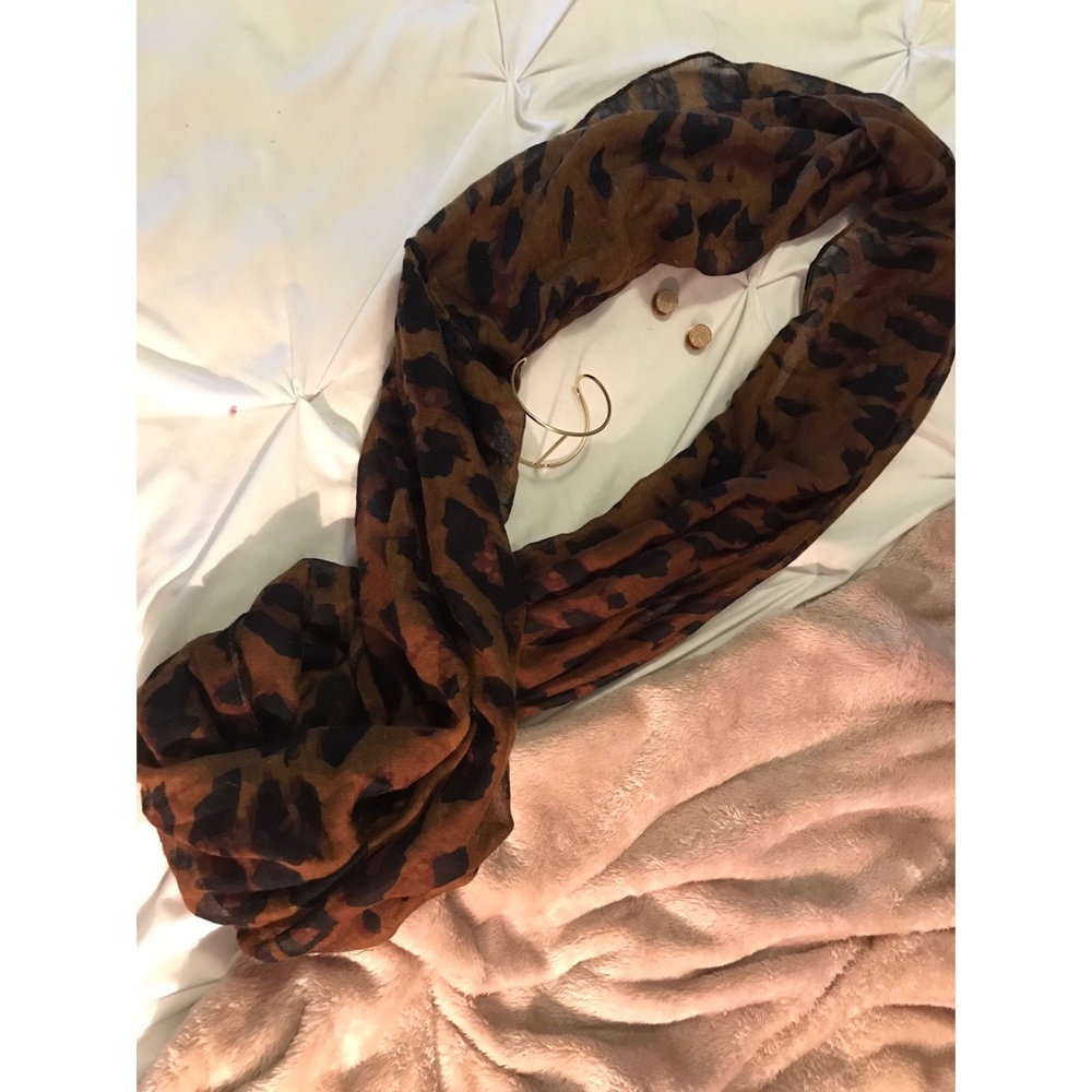 Cheetah infinity scarf